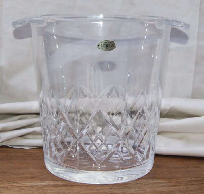 Hand Cut Vitria Lead Crystal Ice Bucket/ Champagne Cooler