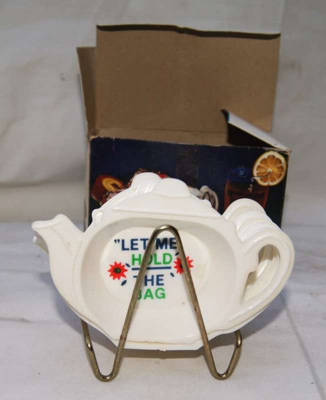 Set of 6 Teabag Holders in Original Box
