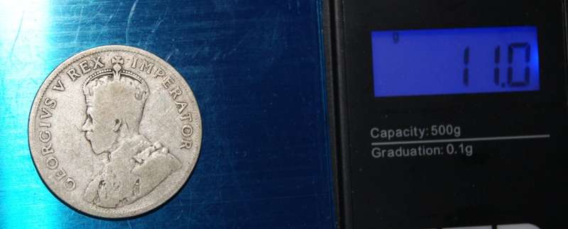 1927 Silver Florin (2 Shilling) (11g) @@@ R1 START