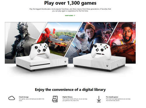 Xbox One S (1TB) + 2x Wireless Controllers