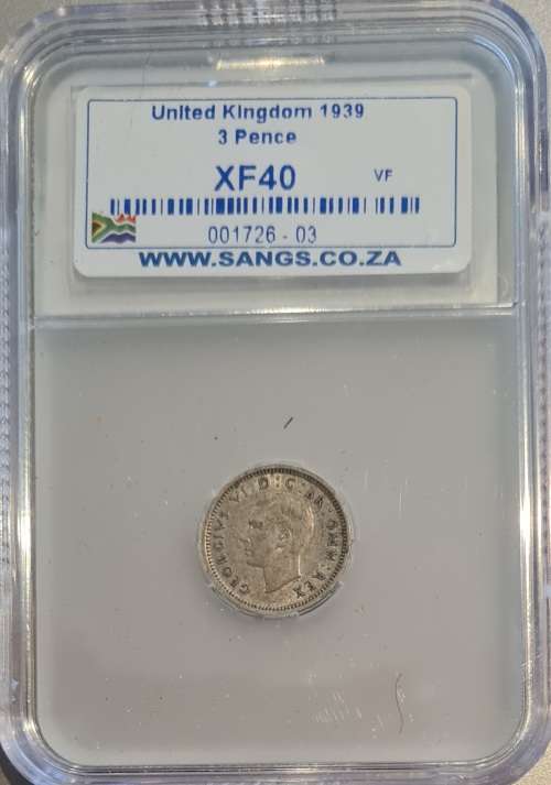 Interesting UK WW2 year 3p XF40