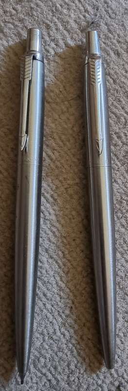 Silver Parker pen and pencil from collectors set