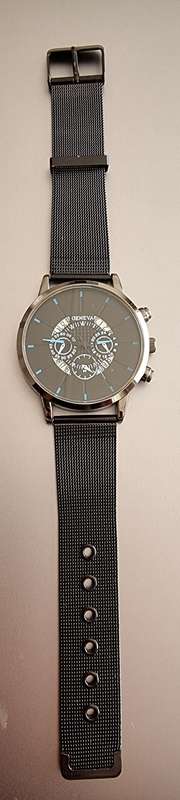 Modern magnificent metal Geneva watch - brand new