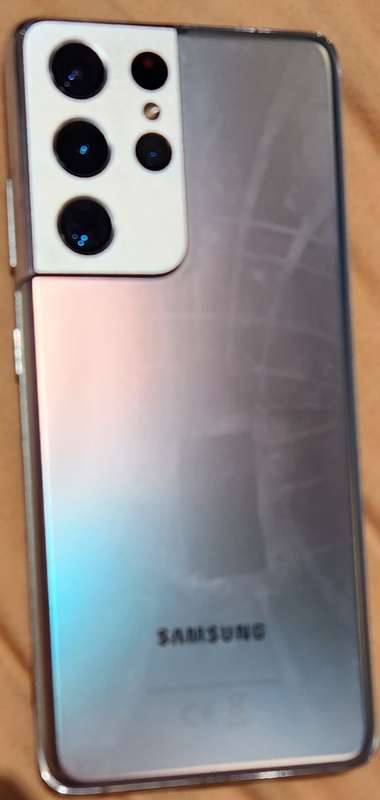 Almost as new Samsung 21 Ultra silver + free cover