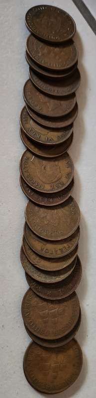 Rare South African coins sold as a lot in a lucky packet