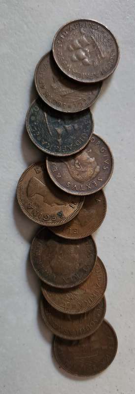Rare South African coins sold as a lot in a lucky packet