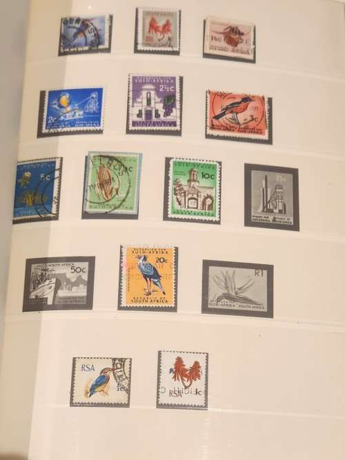 South African stamp album 1961-1985 almost complete