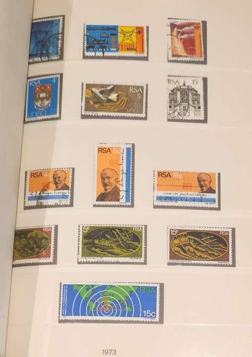 South African stamp album 1961-1985 almost complete