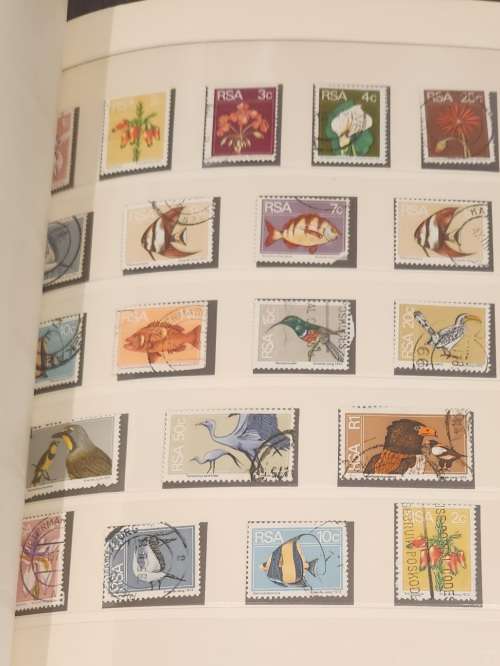 South African stamp album 1961-1985 almost complete