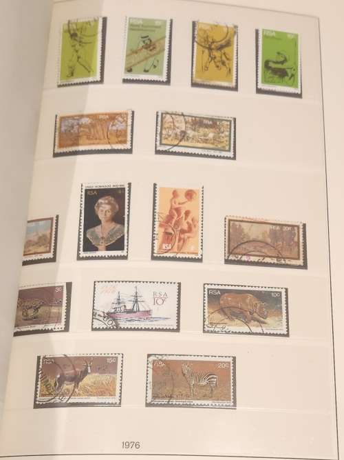 South African stamp album 1961-1985 almost complete