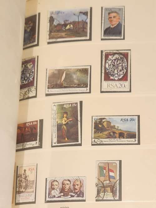 South African stamp album 1961-1985 almost complete
