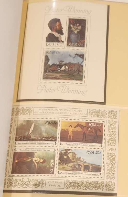 South African stamp album 1961-1985 almost complete