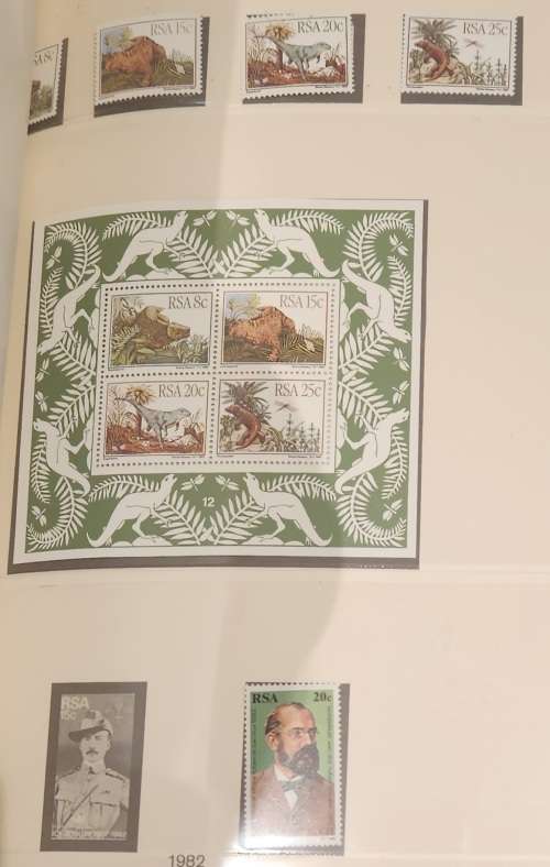 South African stamp album 1961-1985 almost complete