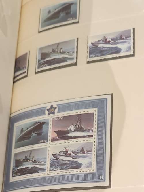 South African stamp album 1961-1985 almost complete