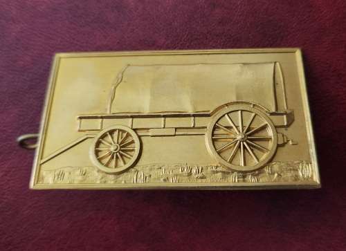 Interesting and rare piece from the grave - Japie Fourie and free gold coated badge