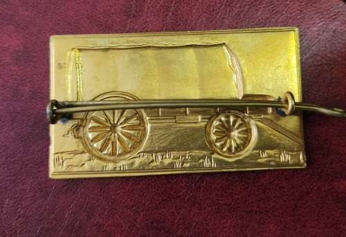 Interesting and rare piece from the grave - Japie Fourie and free gold coated badge