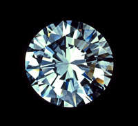 .01 F Color Round Loose Diamond!