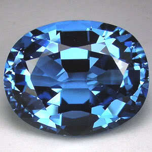 20.50ct EXCELLENT BLUE OVAL SPINEL