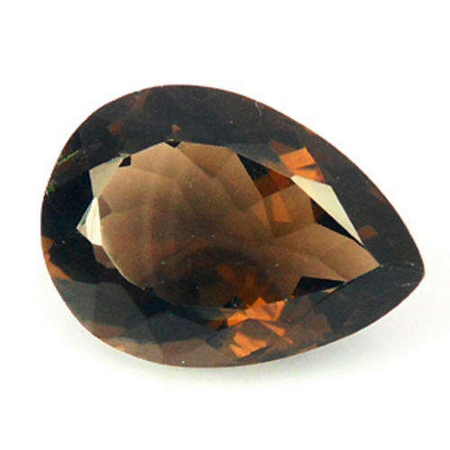 14.00 ct PEAR CUT SMOKY QUARTZ