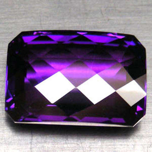 30.37ct OCTAGON PURPLE AMETHYST