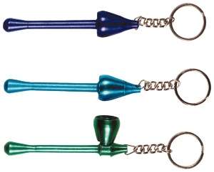 Keyring smoke pipe