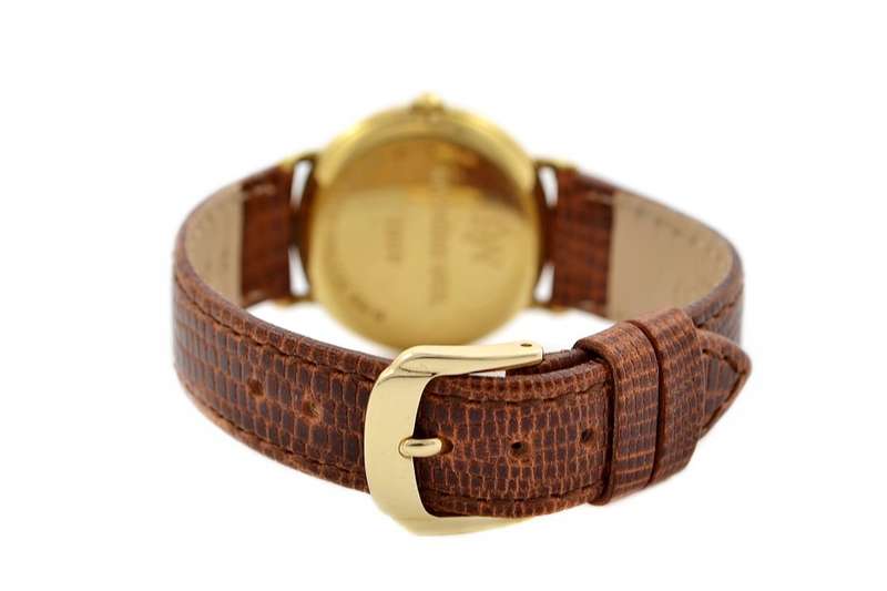 Vintage Raymond Weil 18kt Gold Plated Hand Winding Midsize Watch 1058