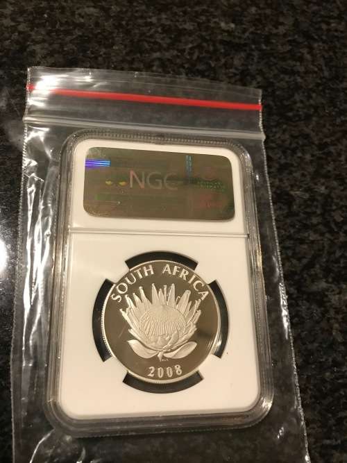 2008 Protea R1 - Mohatma Gandhi - PF 69 Ultra Cameo