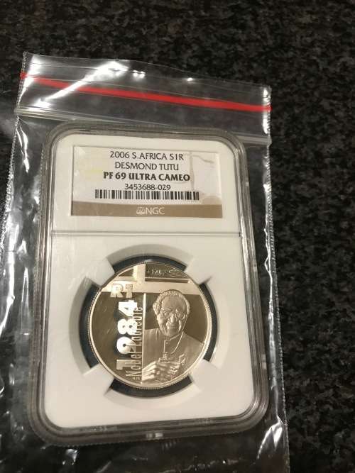 2006 Protea R1 - Desmond Tutu - PF 69 Ultra Cameo