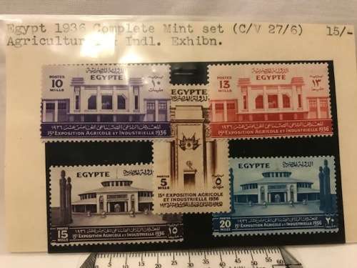 1936 - Complete mint set (C/V 27/6) Agriculture
