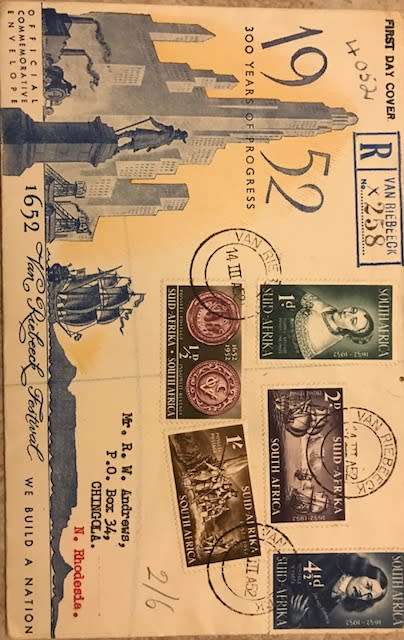 1952 - Jan van Riebeeck festival - 300 years of progress