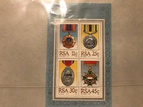 Various RSA stamps as per picture (Please see both pictures for two sheets)