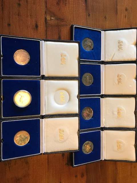 Collection of 7 Silver proof R1 - One bid takes all - Value R 1 300