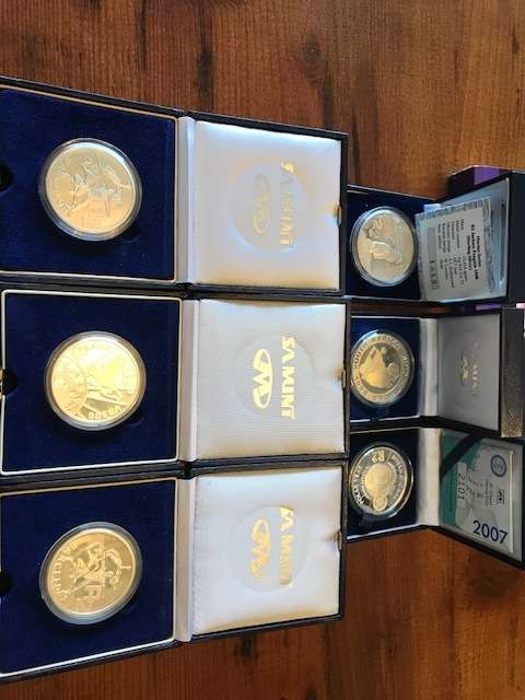 Collection of 6 Silver proof R2 - One bid takes all - Value R 3 425
