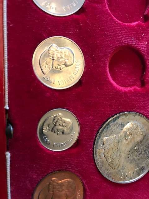 Two 1967 sets with alternative language - Book value R 21 000