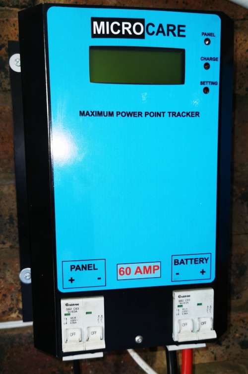 Microcare 60 Amp LCD MPPT Solar or Wind Charge Controller #Hardly Used