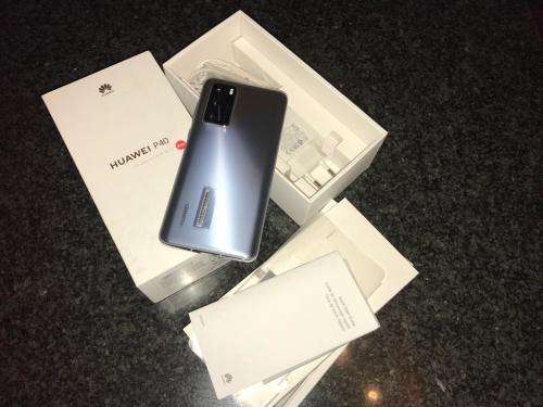 As New Huawei P40 5G Dual Sim - 128GB "Silver Frost" %Bagain deal