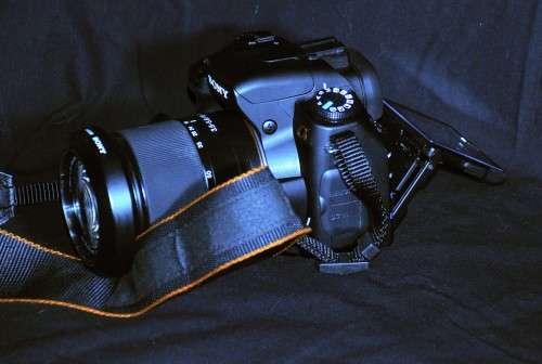 Sony alpha a350 DSLR camera in new condition