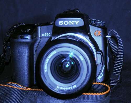 Sony alpha a350 DSLR camera in new condition