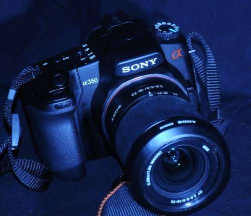 Sony alpha a350 DSLR camera in new condition