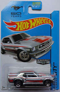 Hot wheels 67 Ford Mustang Coupe 2017 Zamac