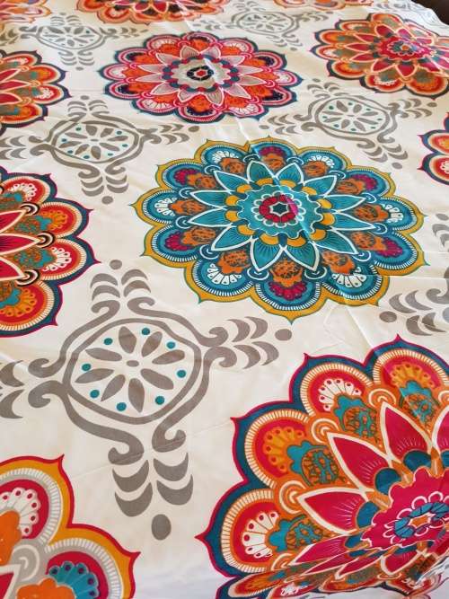 Beautiful Rangoli Printed Double Duvet NEW SHIPPING COSTS