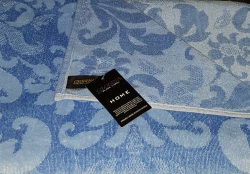 SOFT BLUE BATH SHEET