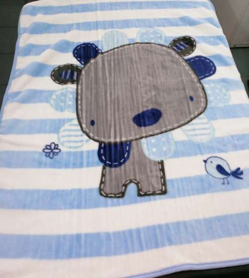 Soft Mink Baby Blanket - BLUE