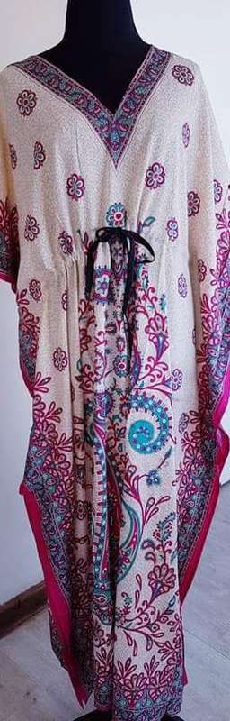 Long Kaftan Dress & Surprise Jewellery -Free Size