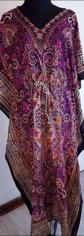 Long Kaftan Dress & Surprise Jewellery -Free Size