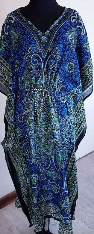 Long Kaftan Dress & Surprise Jewellery -Free Size