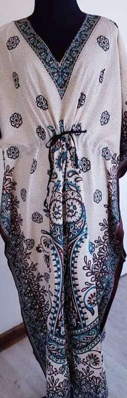 Long Kaftan Dress & Surprise Jewellery -Free Size