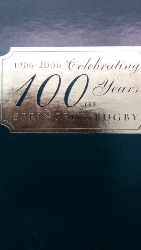 Limited Edition Springbok Centenary Rugby Jersey:1906 - 2006 *CERTIFIED LIMITED EDITION (1689/3000)*