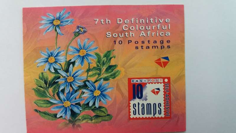 South Africa 7th Definitive Colourful Stamp booklet (x10 stamps) 2008