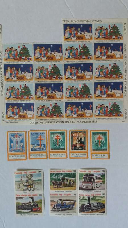 Christmas stamps 1979 & 1984  and Easter stamps 1980  * Unused*
